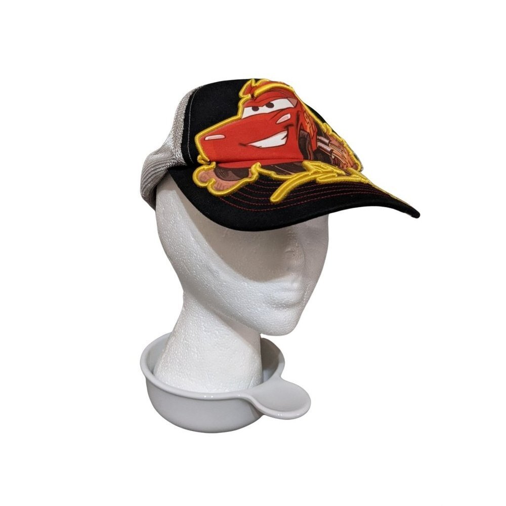 Disney Parks Lightning McQueen Kids Trucker Hat‎ Mesh Back  Embroidered